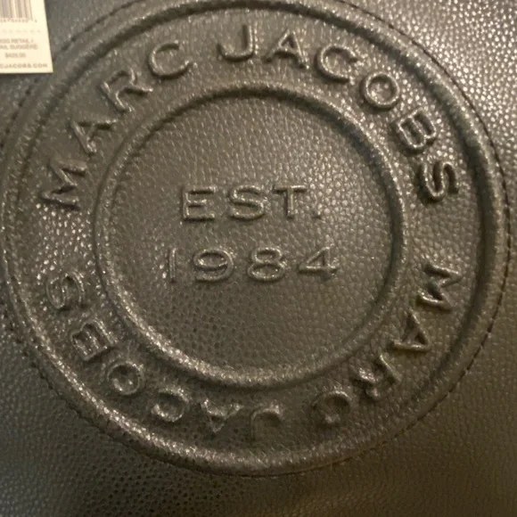 Beautiful Marc Jacobs Signet Black Leather Tote - Picture 2 of 10